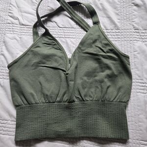 Free People Movement Green Sports Bra